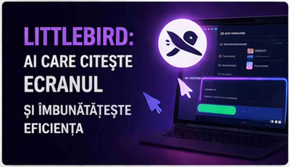 Littlebird: AI care citește ecranul și îmbunătățește eficiența